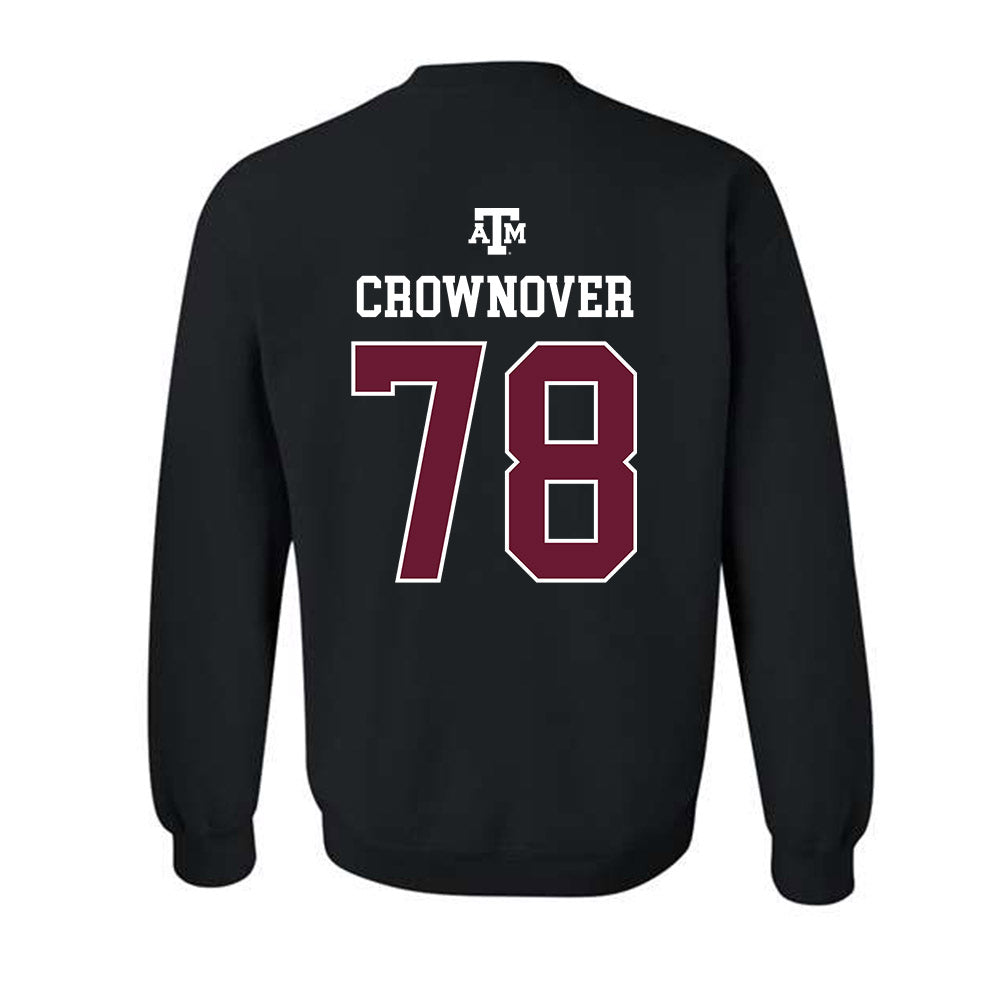 Texas A&M - NCAA Football : Dametrious Crownover - Black Out 2026 Crewneck Sweatshirt-1