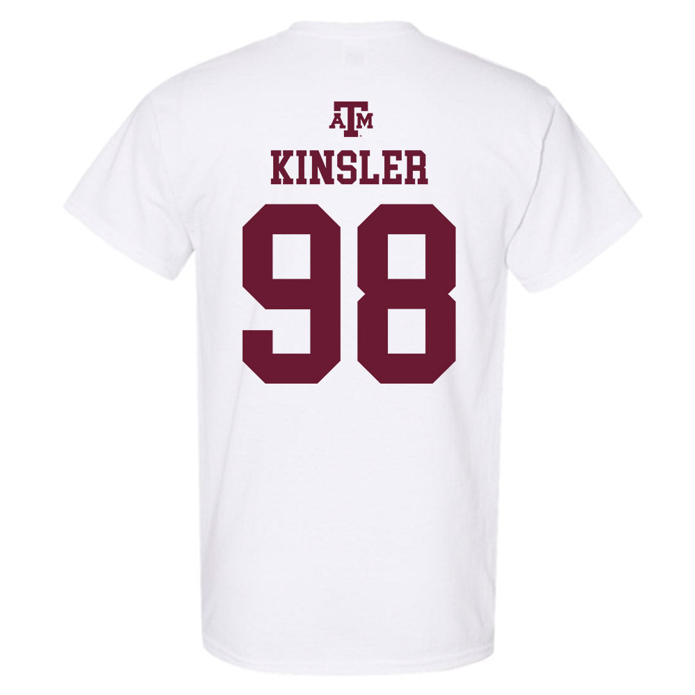 Texas A&M - NCAA Football : Jermaine Kinsler - White Out 2026 T-Shirt-1