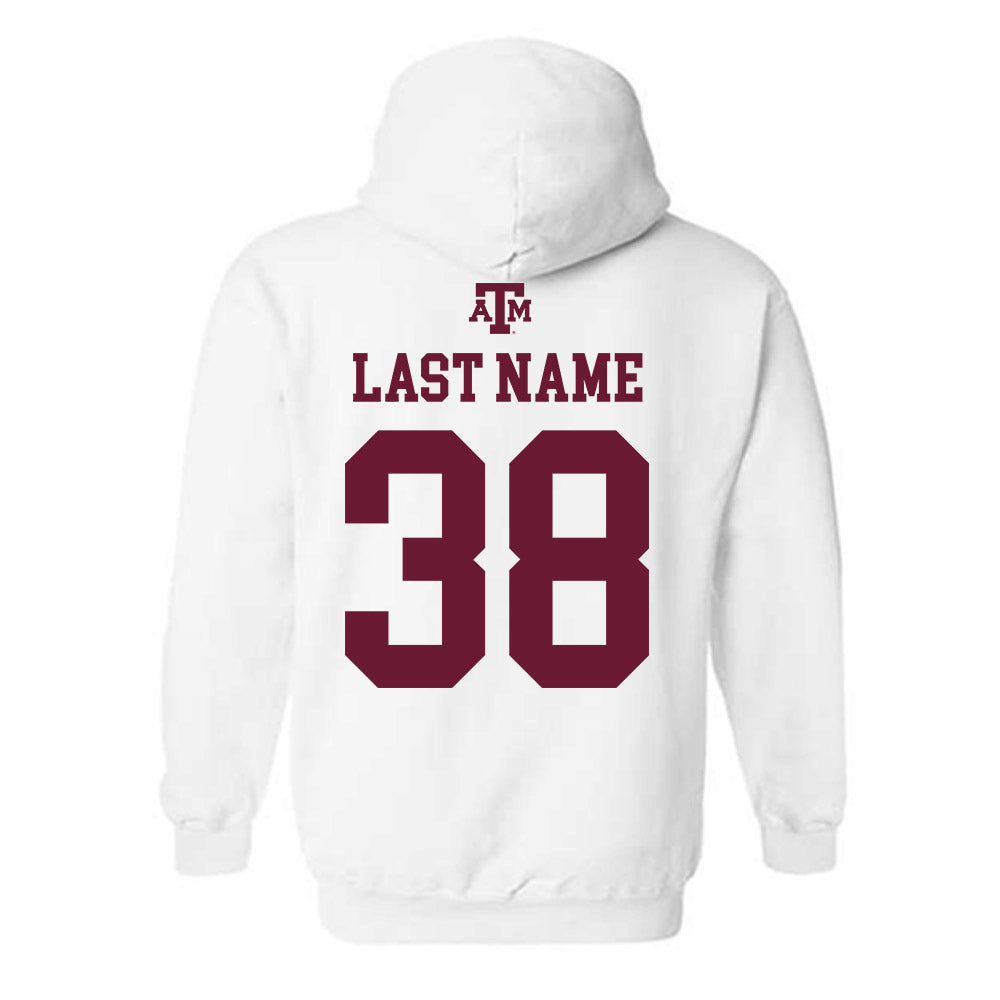 Texas A&M - NCAA Football : Jared White - White Out 2026 Hooded Sweatshirt-1