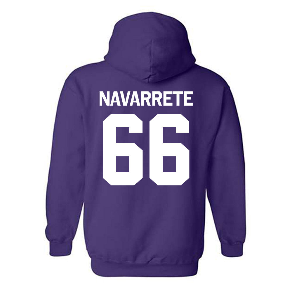 North Alabama - NCAA Football : Julian Navarrete - Classic Shersey Hooded Sweatshirt-1