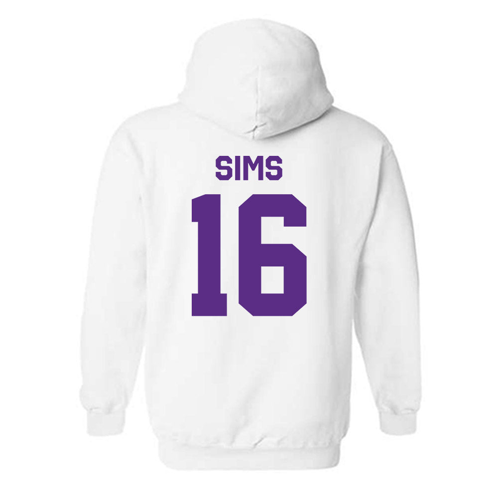 North Alabama - NCAA Football : Raelon Sims - Classic Shersey Hooded Sweatshirt-1