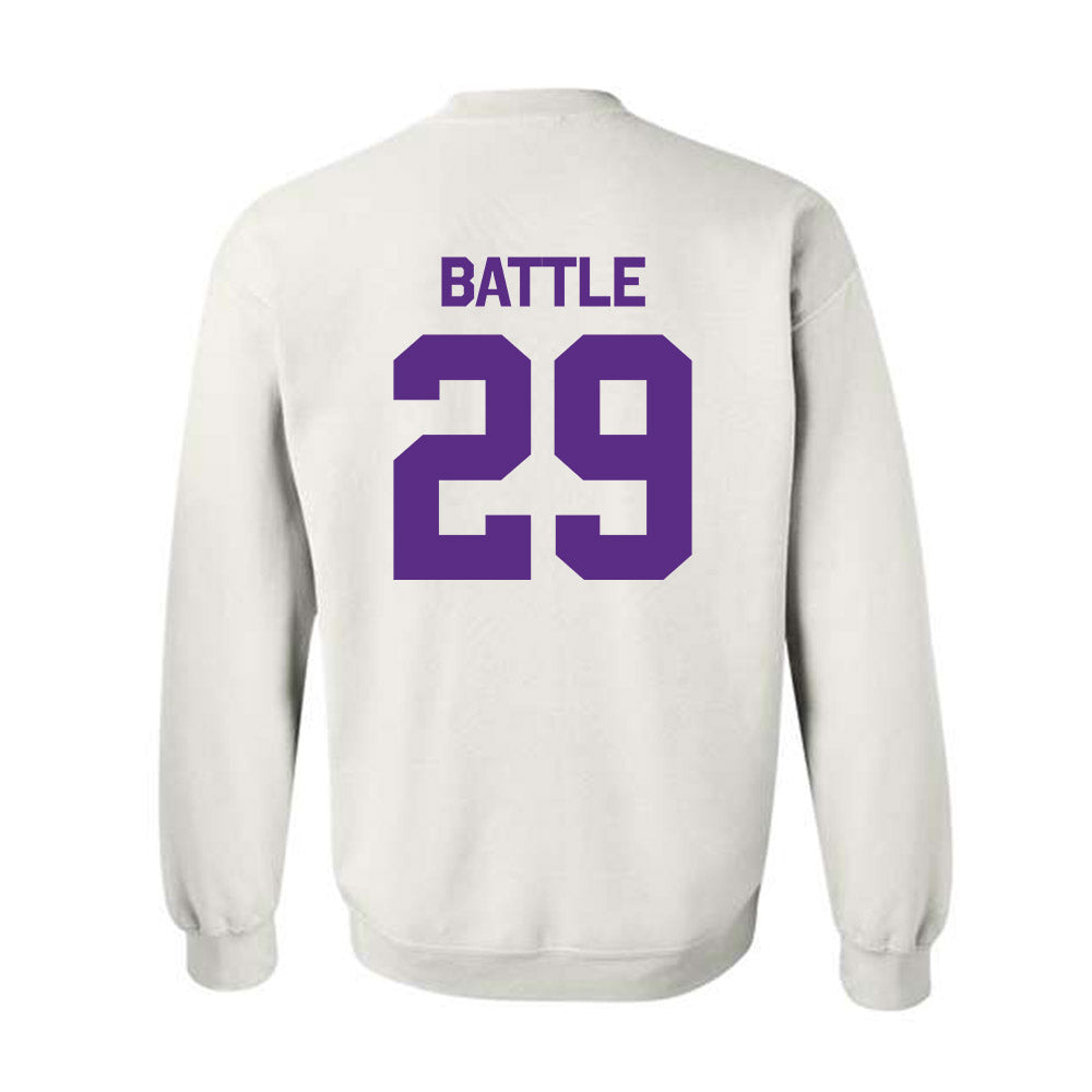 North Alabama - NCAA Baseball : justin battle - Classic Shersey Crewneck Sweatshirt-1