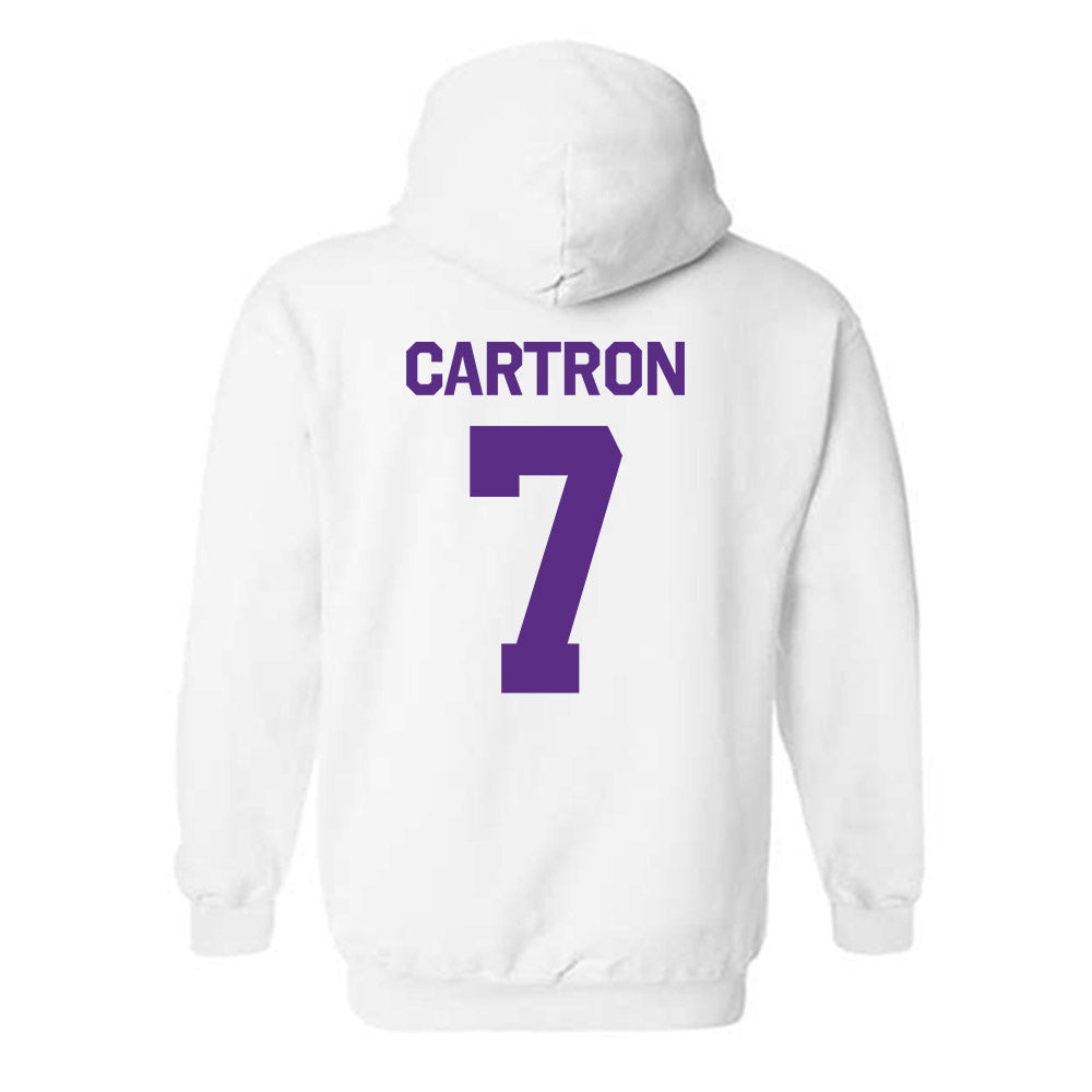 North Alabama - NCAA Softball : Caroline Cartron - Classic Shersey Hooded Sweatshirt-1