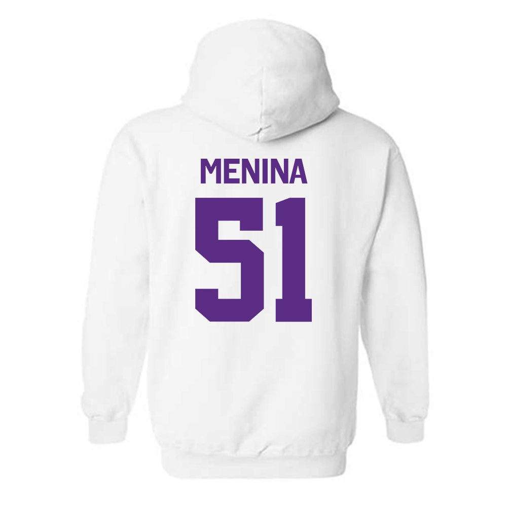 North Alabama - NCAA Baseball : Caleb Menina - Classic Shersey Hooded Sweatshirt-1