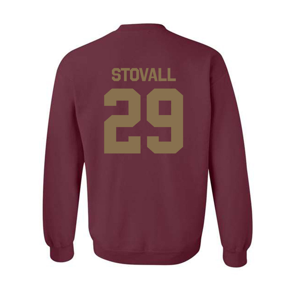 Texas State - NCAA Baseball : Kortland Stovall - Classic Shersey Crewneck Sweatshirt-1