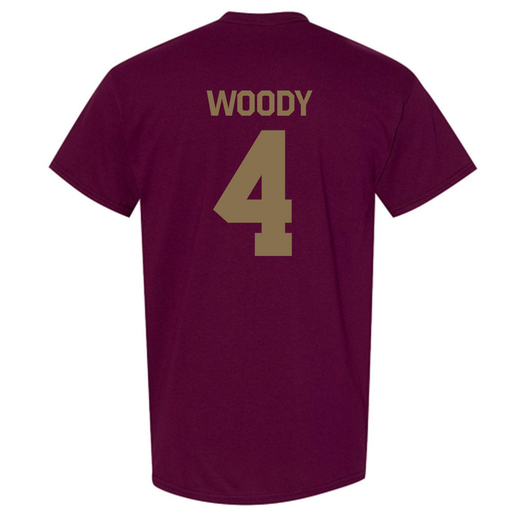 Texas State - NCAA Football : Tae Woody - Classic Shersey T-Shirt-1