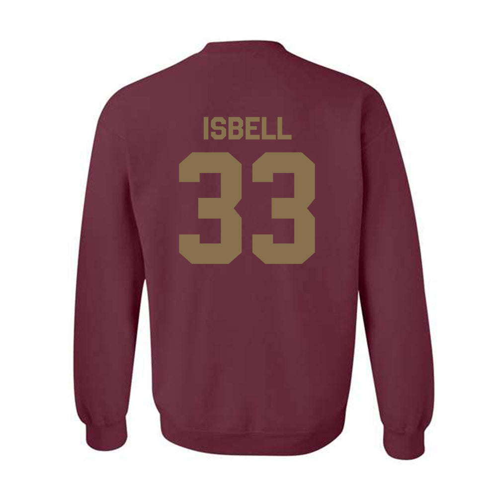 Texas State - NCAA Football : Blake Isbell - Classic Shersey Crewneck Sweatshirt-1