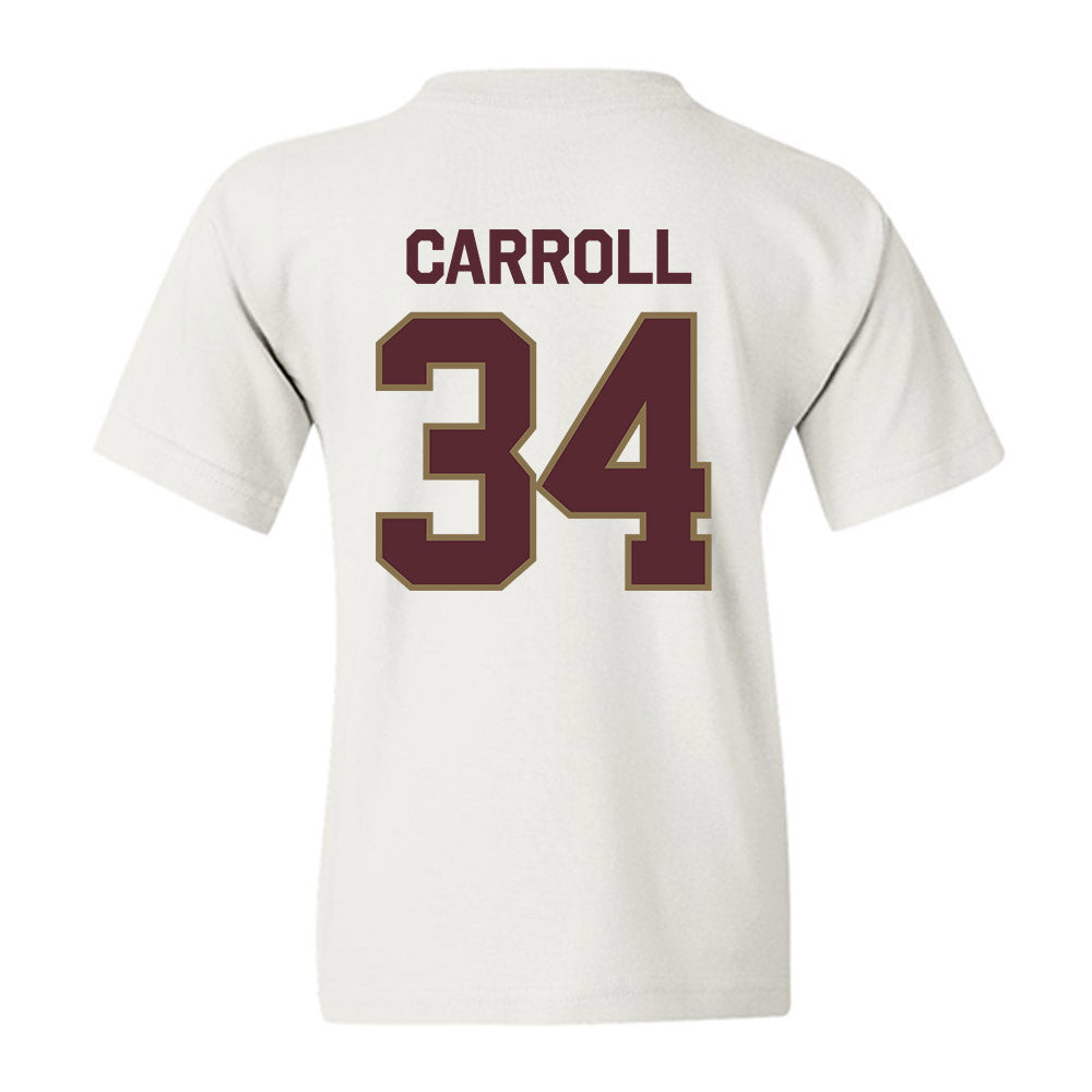 Texas State - NCAA Baseball : Coll Carroll - Classic Shersey Youth T-Shirt-1