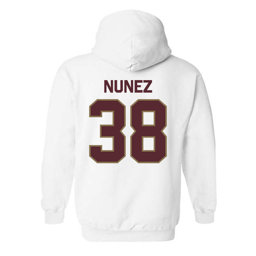 Texas State - NCAA Football : David Nunez - Classic Shersey Hooded Sweatshirt-1