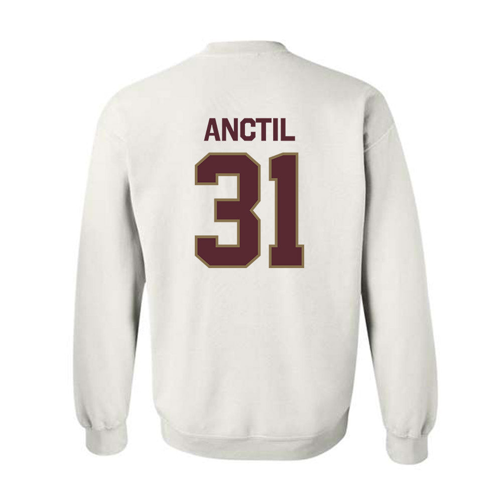Texas State - NCAA Baseball : Justin Anctil - Classic Shersey Crewneck Sweatshirt-1
