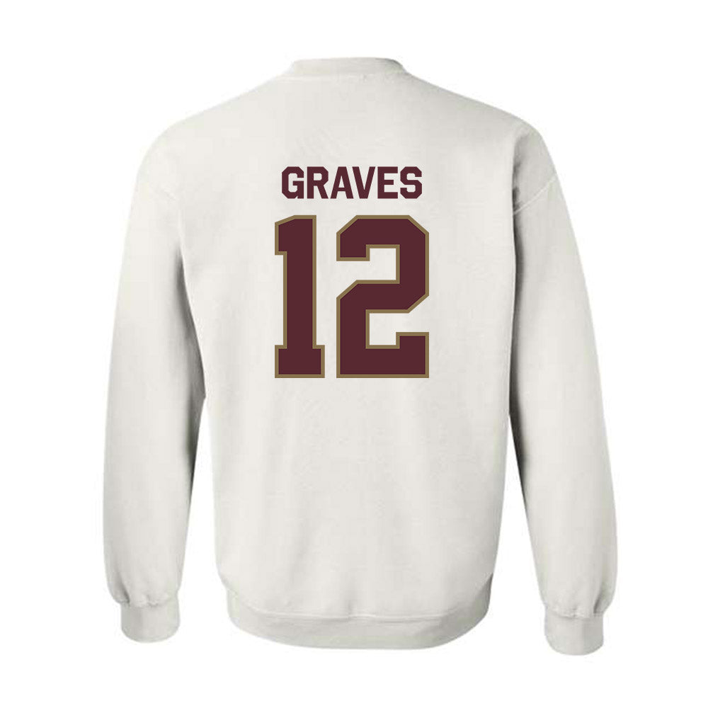 Texas State - NCAA Football : Lakeyleon Graves - Classic Shersey Crewneck Sweatshirt-1