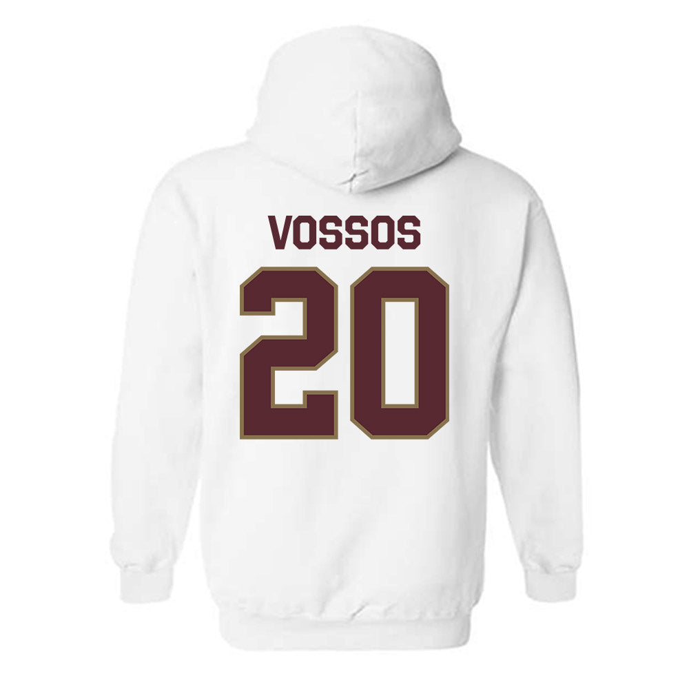 Texas State - NCAA Baseball : Justin Vossos - Classic Shersey Hooded Sweatshirt-1