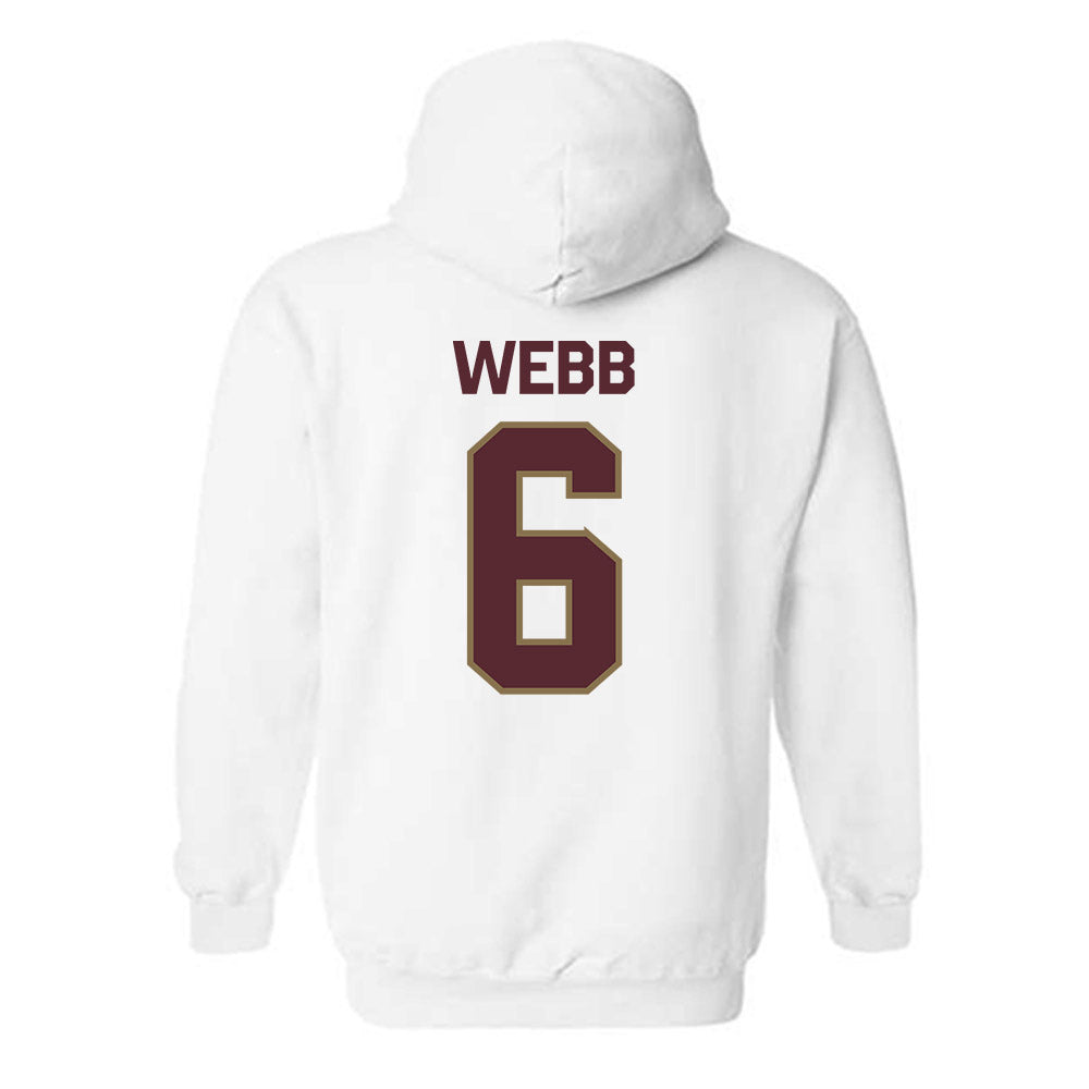 Texas State - NCAA Football : Easton Webb - Classic Shersey Hooded Sweatshirt-1