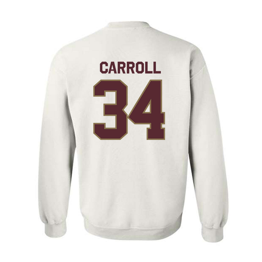 Texas State - NCAA Baseball : Coll Carroll - Classic Shersey Crewneck Sweatshirt-1