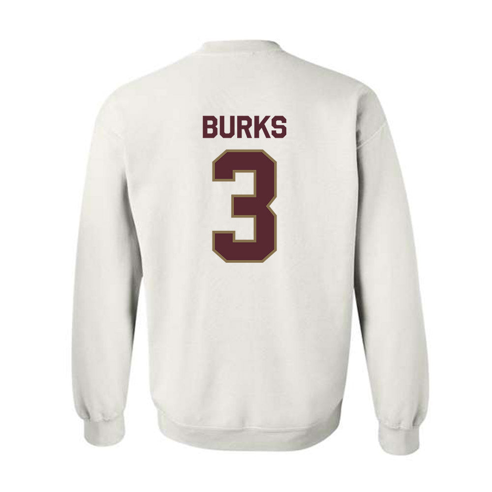 Texas State - NCAA Women's Basketball : Saniya Burks - Classic Shersey Crewneck Sweatshirt-1