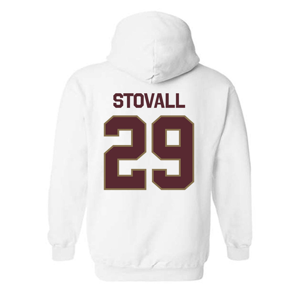 Texas State - NCAA Baseball : Kortland Stovall - Classic Shersey Hooded Sweatshirt-1