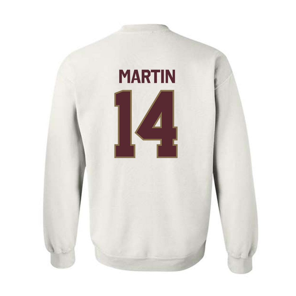 Texas State - NCAA Football : Jordan Martin - Classic Shersey Crewneck Sweatshirt-1
