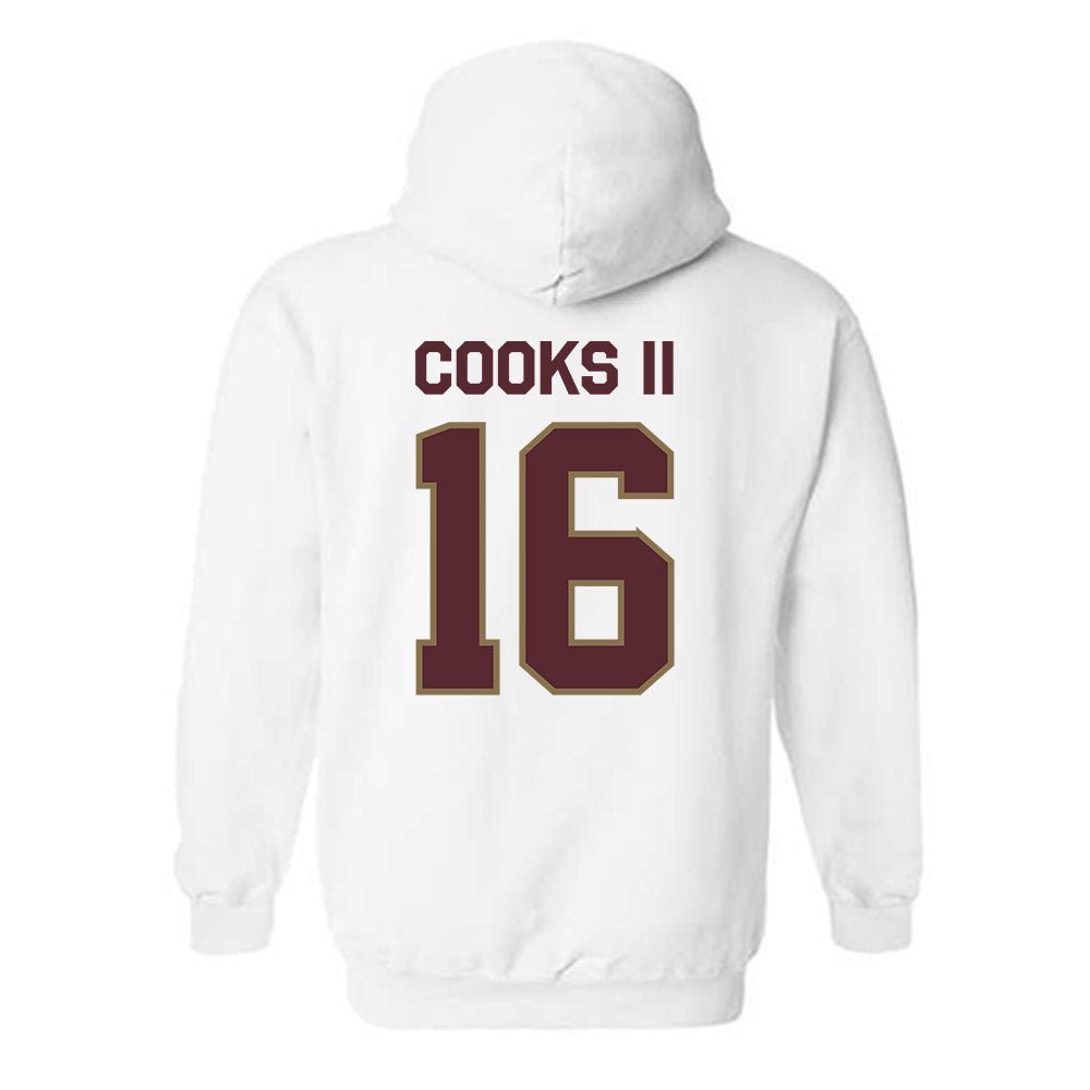 Texas State - NCAA Football : Terrence Cooks II - Classic Shersey Hooded Sweatshirt-1