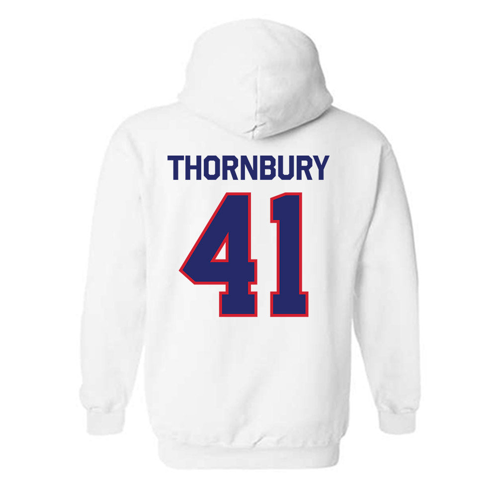 Fresno State - NCAA Baseball : Weston Thornbury - Classic Shersey Hooded Sweatshirt-1