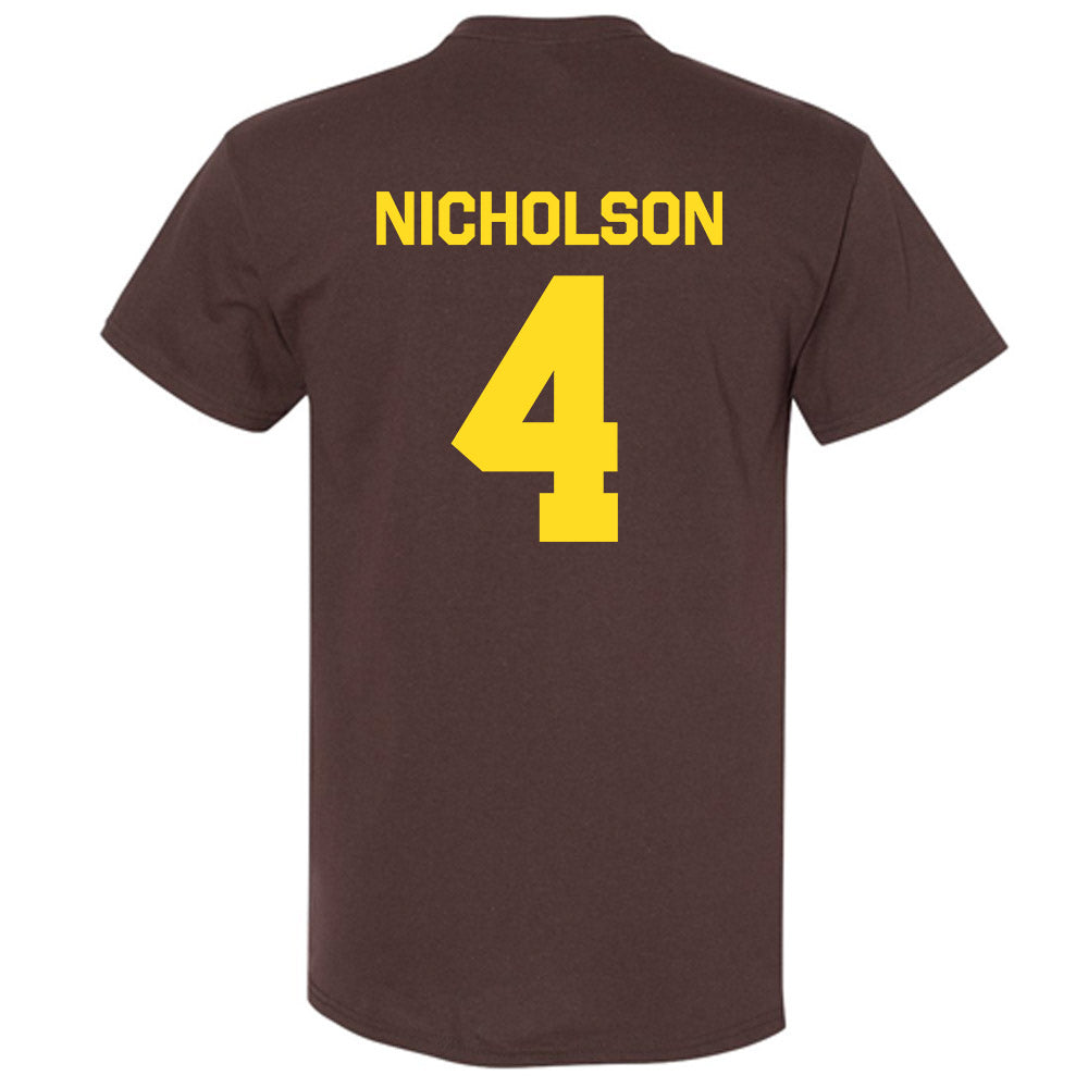 Western Michigan - NCAA Men's Soccer : Joshua Nicholson - Classic Shersey T-Shirt-1