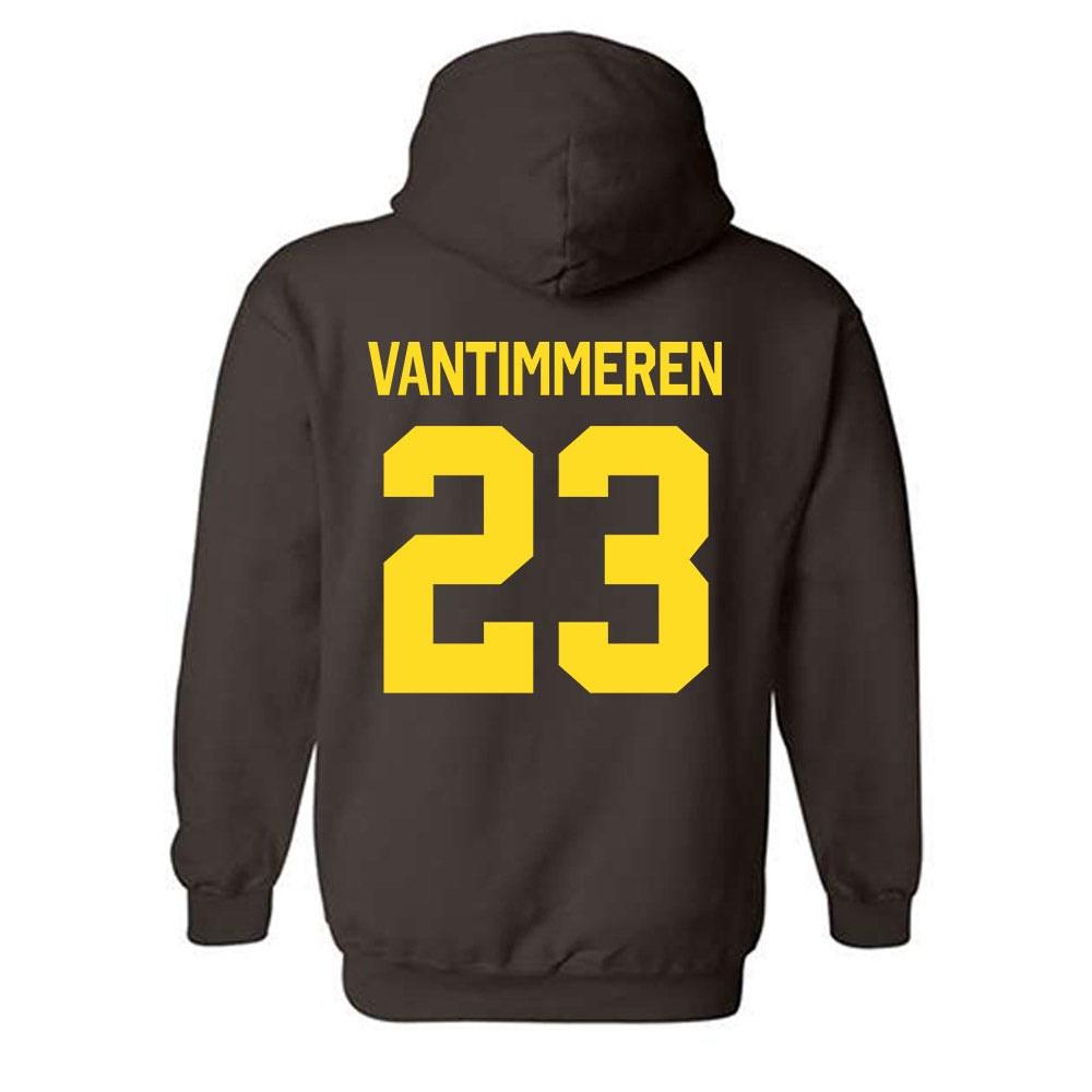 Western Michigan - NCAA Women's Basketball : Emily Vantimmeren - Classic Shersey Hooded Sweatshirt-1