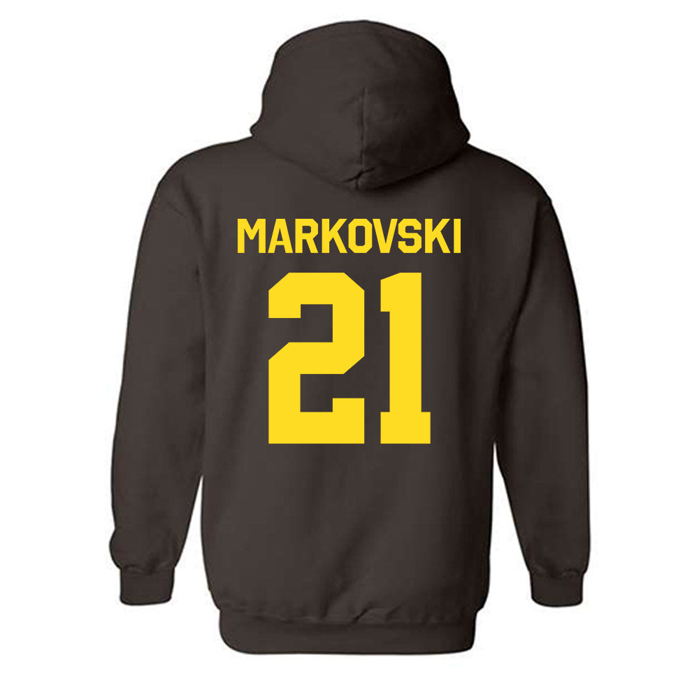 Western Michigan - NCAA Men's Soccer : Alek Markovski - Classic Shersey Hooded Sweatshirt-1