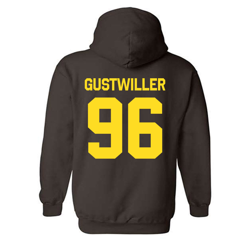 Western Michigan - NCAA Football : Dalton Gustwiller - Classic Shersey Hooded Sweatshirt-1