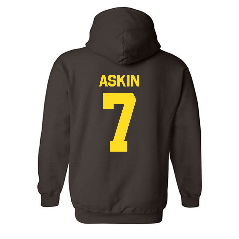 Western Michigan - NCAA Women's Volleyball : Ella Askin - Classic Shersey Hooded Sweatshirt-1
