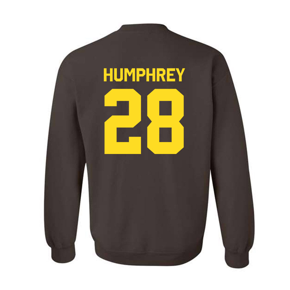Western Michigan - NCAA Men's Ice Hockey : Ryan Humphrey - Classic Shersey Crewneck Sweatshirt-1