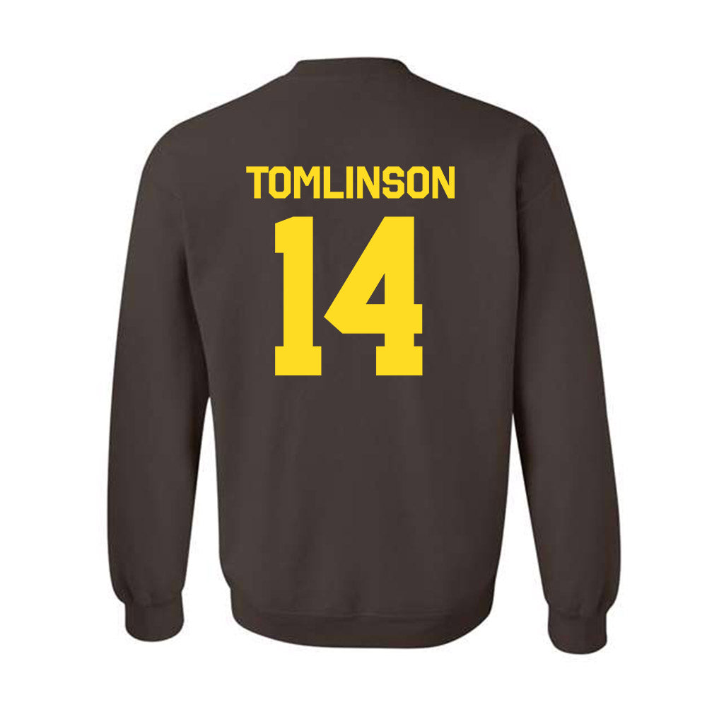Western Michigan - NCAA Baseball : Ty Tomlinson - Classic Shersey Crewneck Sweatshirt-1