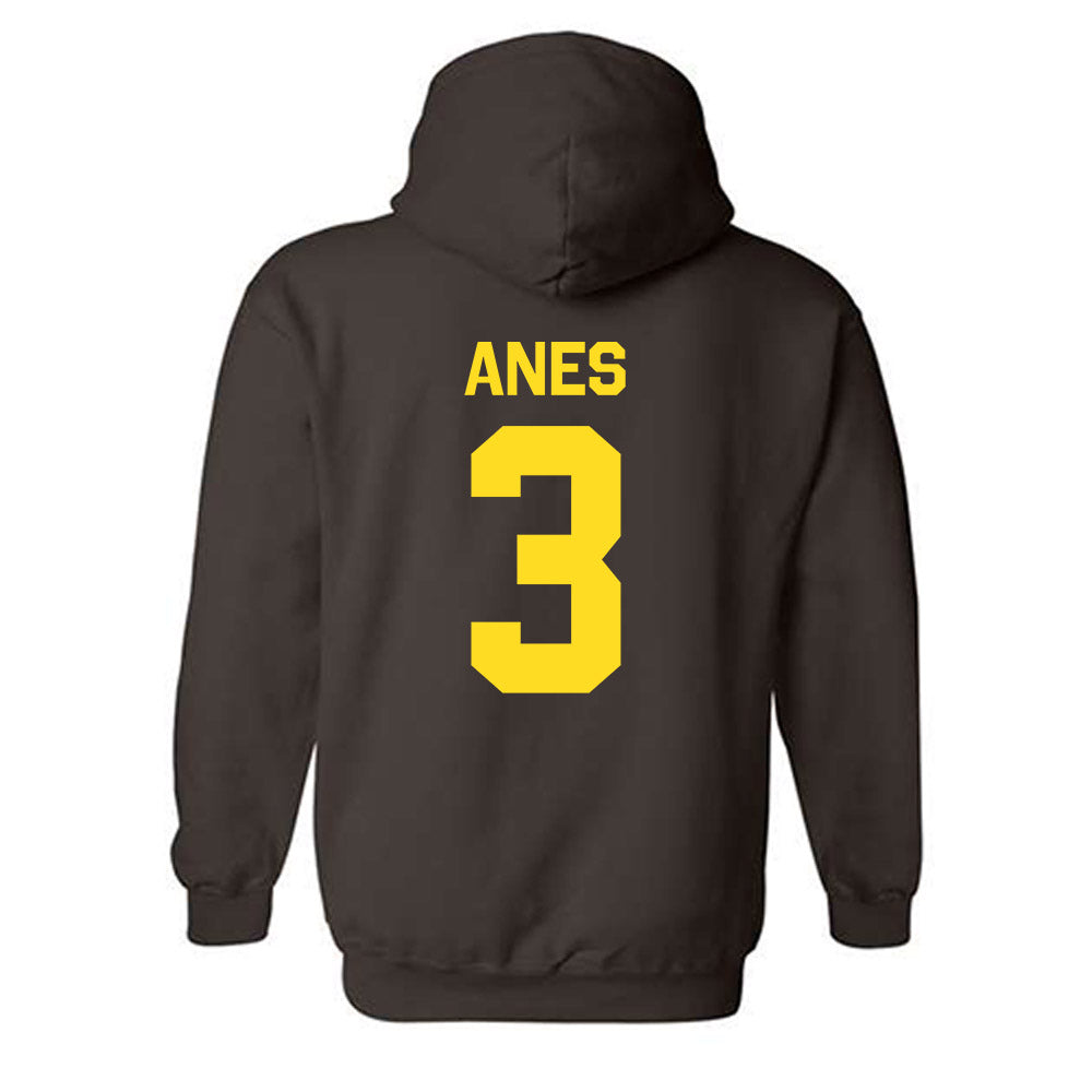 Western Michigan - NCAA Football : Brenden Anes - Classic Shersey Hooded Sweatshirt-1
