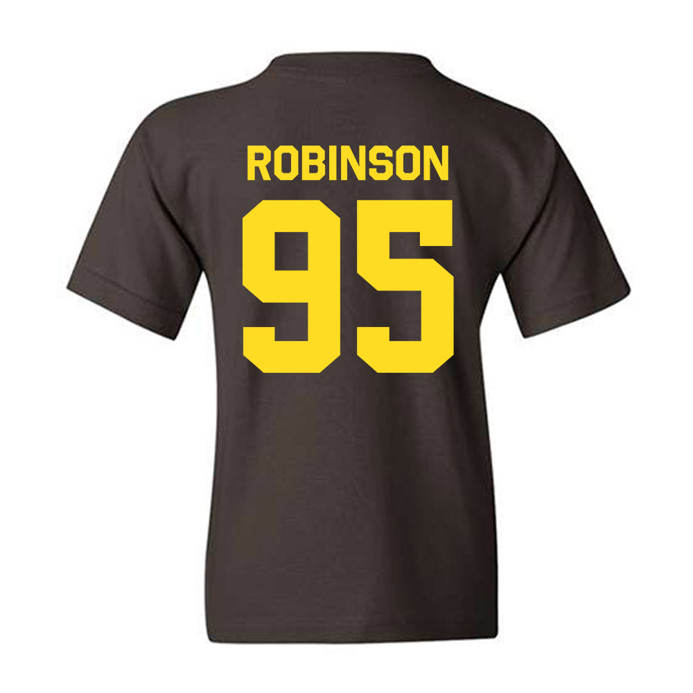 Western Michigan - NCAA Football : DeShawn Robinson - Classic Shersey Youth T-Shirt-1