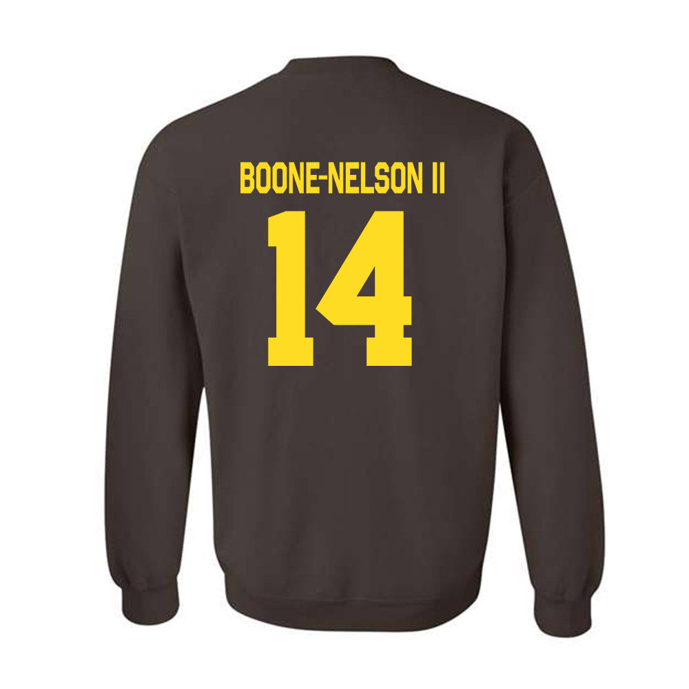 Western Michigan - NCAA Football : Keivin Boone-Nelson II - Classic Shersey Crewneck Sweatshirt-1