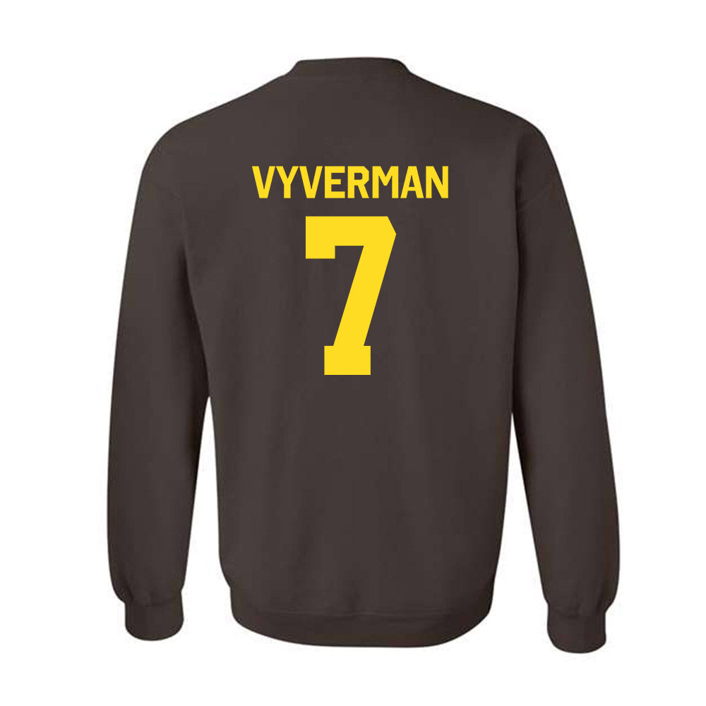 Western Michigan - NCAA Women's Basketball : Casey Vyverman - Classic Shersey Crewneck Sweatshirt-1