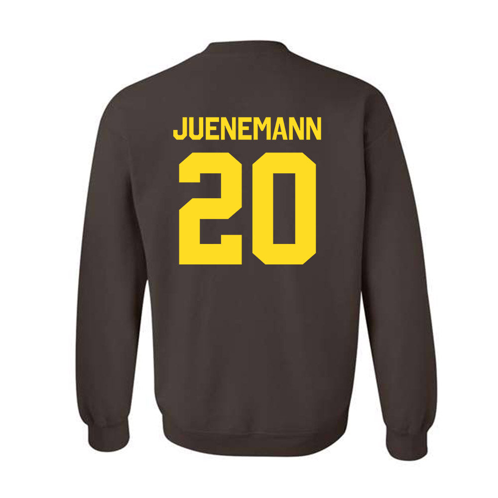 Western Michigan - NCAA Men's Basketball : Janis Juenemann - Classic Shersey Crewneck Sweatshirt-1