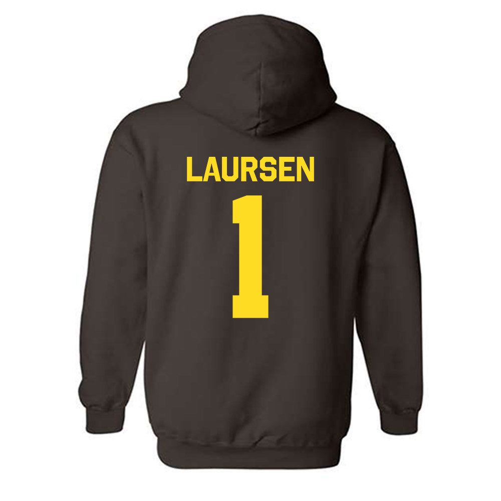 Western Michigan - NCAA Men's Ice Hockey : Kirk Laursen - Classic Shersey Hooded Sweatshirt-1