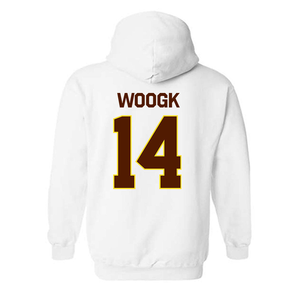 Western Michigan - NCAA Men's Ice Hockey : Colby Woogk - Classic Shersey Hooded Sweatshirt-1