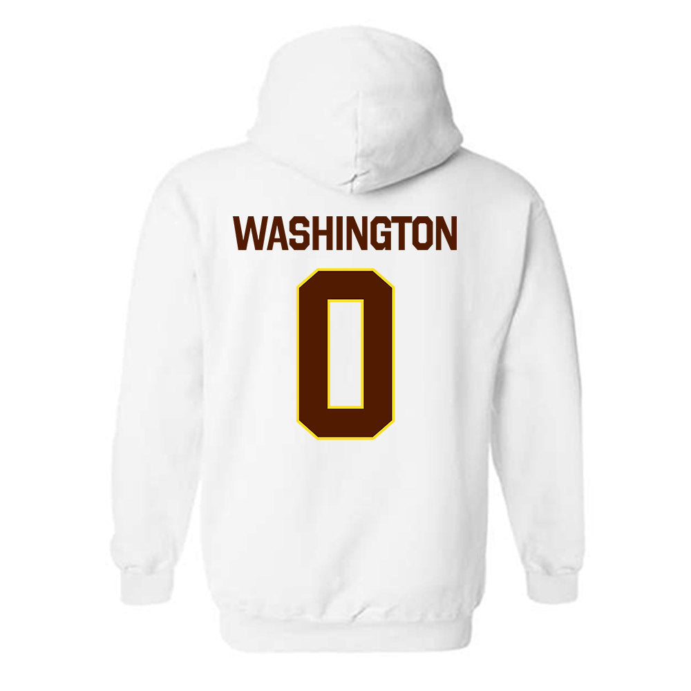 Western Michigan - NCAA Men's Basketball : Jaylen Washington - Classic Shersey Hooded Sweatshirt-1