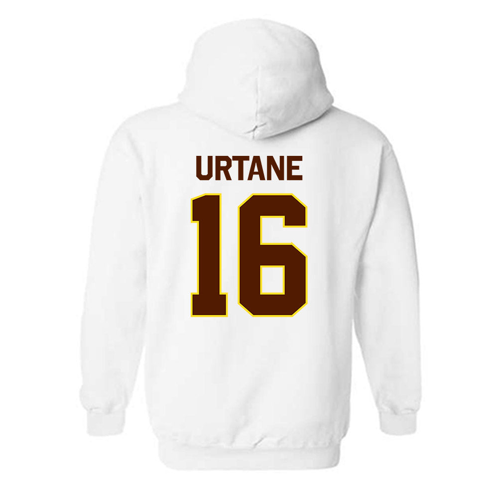 Western Michigan - NCAA Women's Basketball : Adelina Urtane - Classic Shersey Hooded Sweatshirt-1