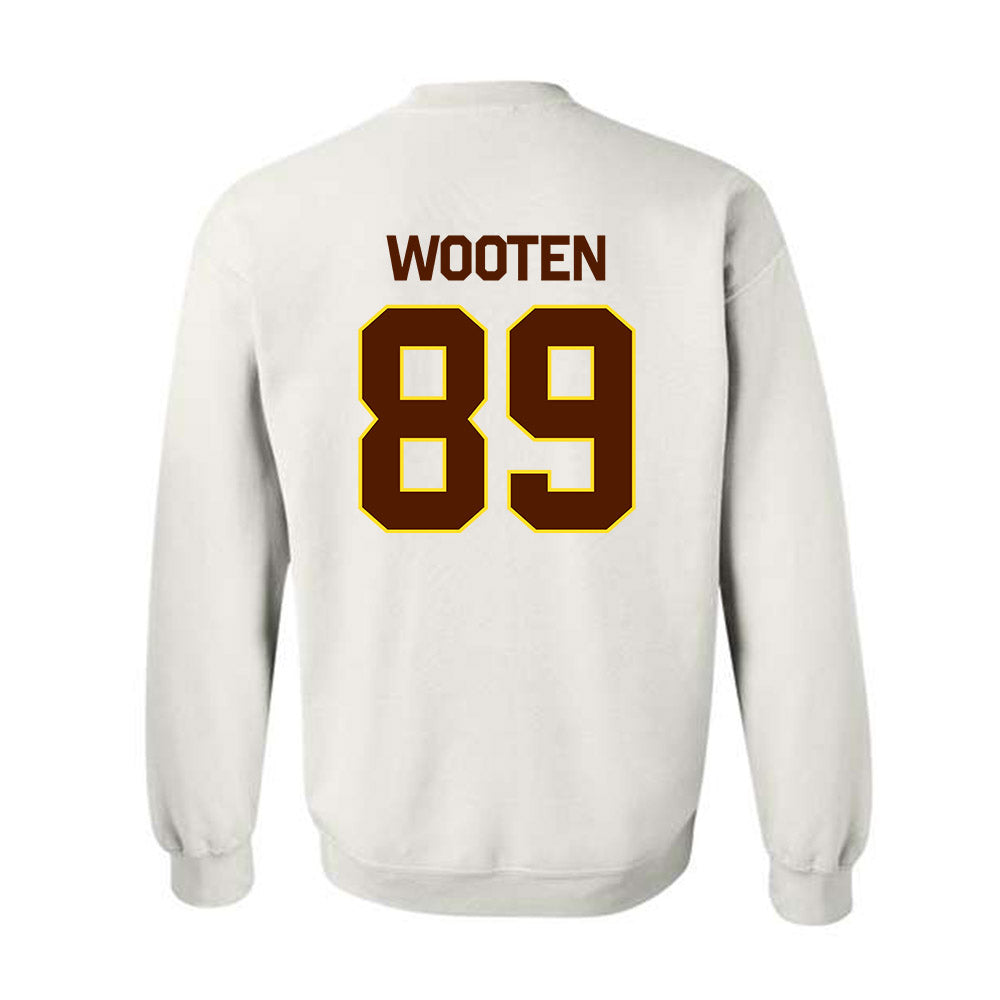 Western Michigan - NCAA Football : Brennan Wooten - Classic Shersey Crewneck Sweatshirt-1