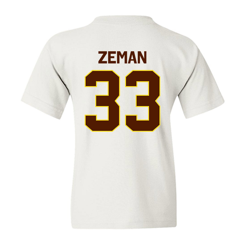 Western Michigan - NCAA Football : Zachary Zeman - Classic Shersey Youth T-Shirt-1