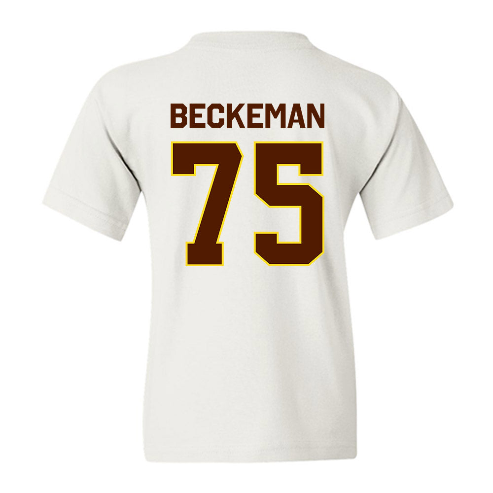 Western Michigan - NCAA Football : Spencer Beckeman - Classic Shersey Youth T-Shirt-1