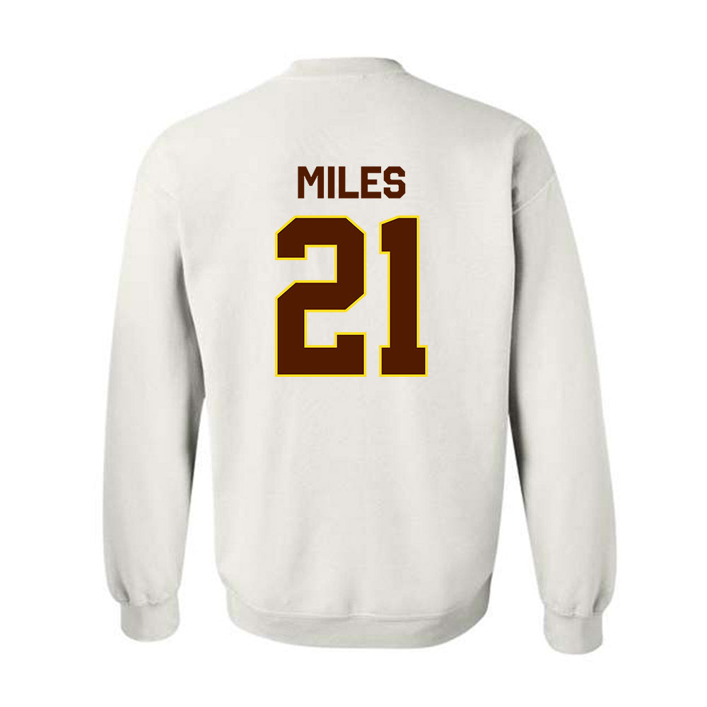 Western Michigan - NCAA Football : CJ Miles - Classic Shersey Crewneck Sweatshirt-1