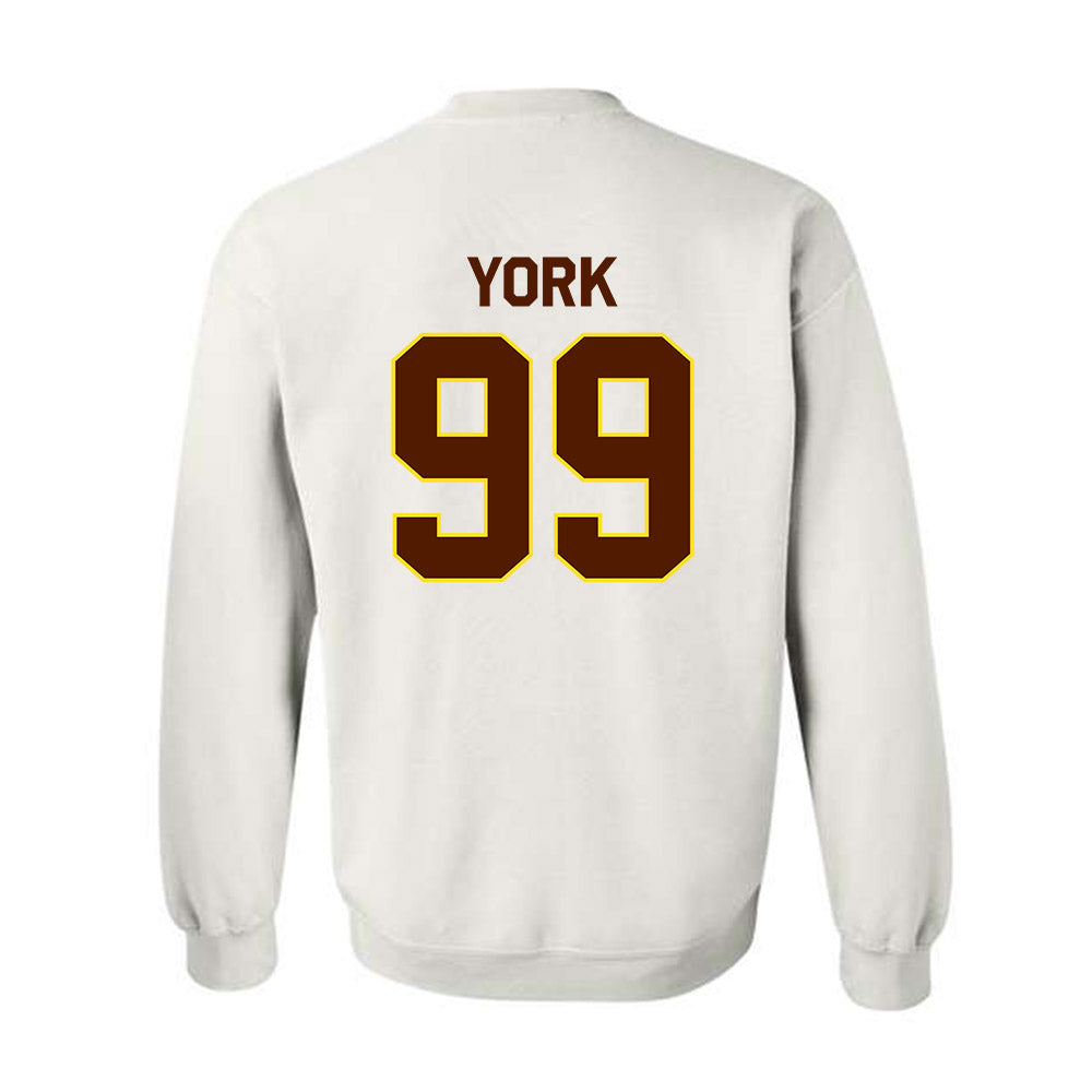 Western Michigan - NCAA Baseball : Chris York - Classic Shersey Crewneck Sweatshirt-1