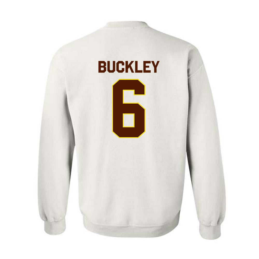 Western Michigan - NCAA Football : Jalen Buckley - Classic Shersey Crewneck Sweatshirt-1