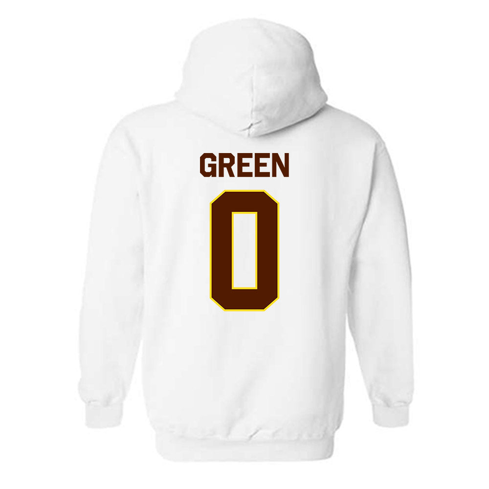 Western Michigan - NCAA Football : AJ Green - Classic Shersey Hooded Sweatshirt-1