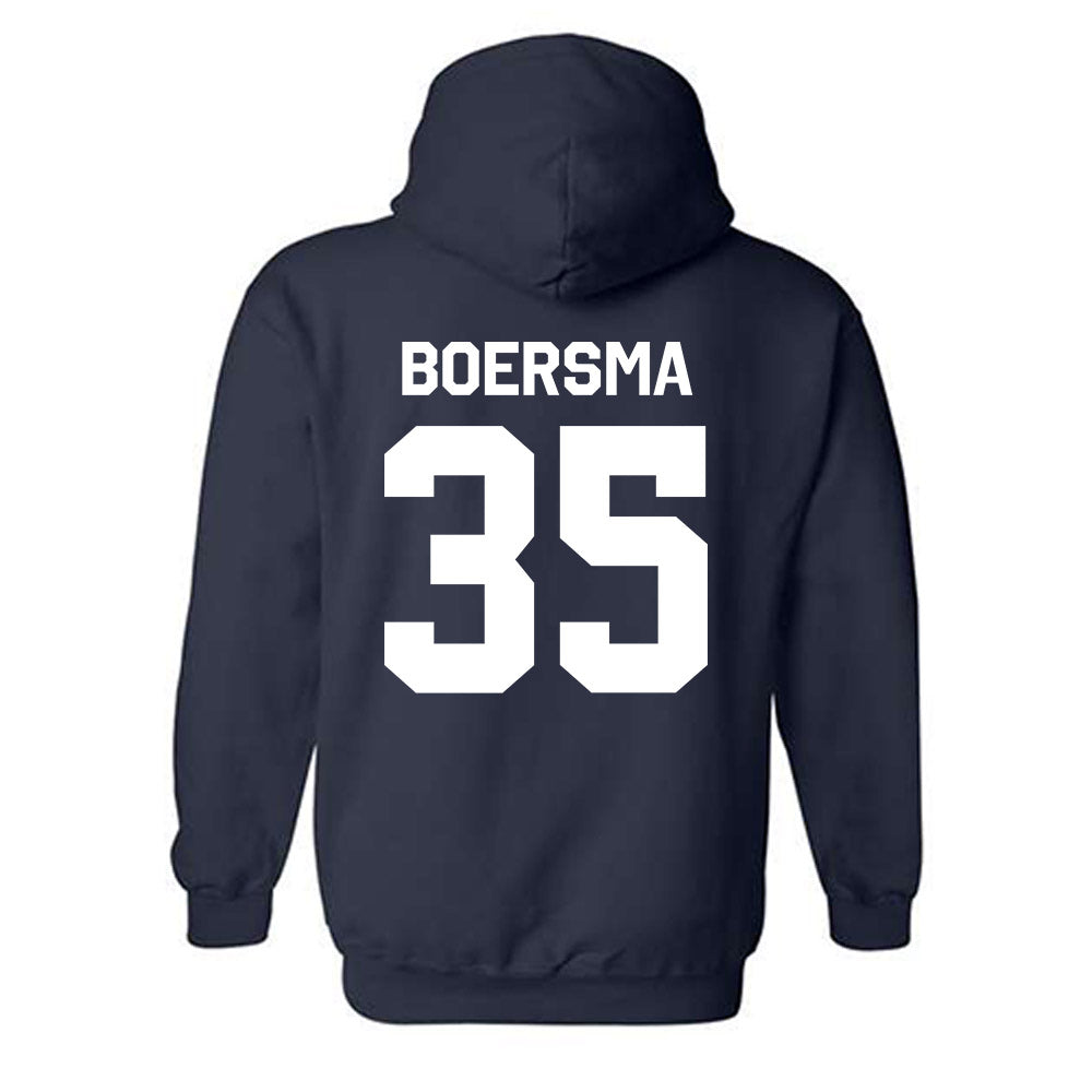 Butler - NCAA Men's Soccer : Brooks Boersma - Classic Shersey Hooded Sweatshirt-1