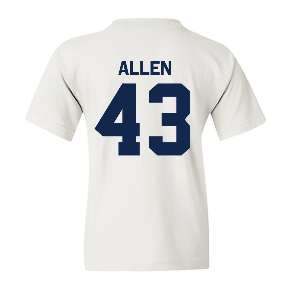 Butler - NCAA Football : Preston Allen - Classic Shersey Youth T-Shirt-1