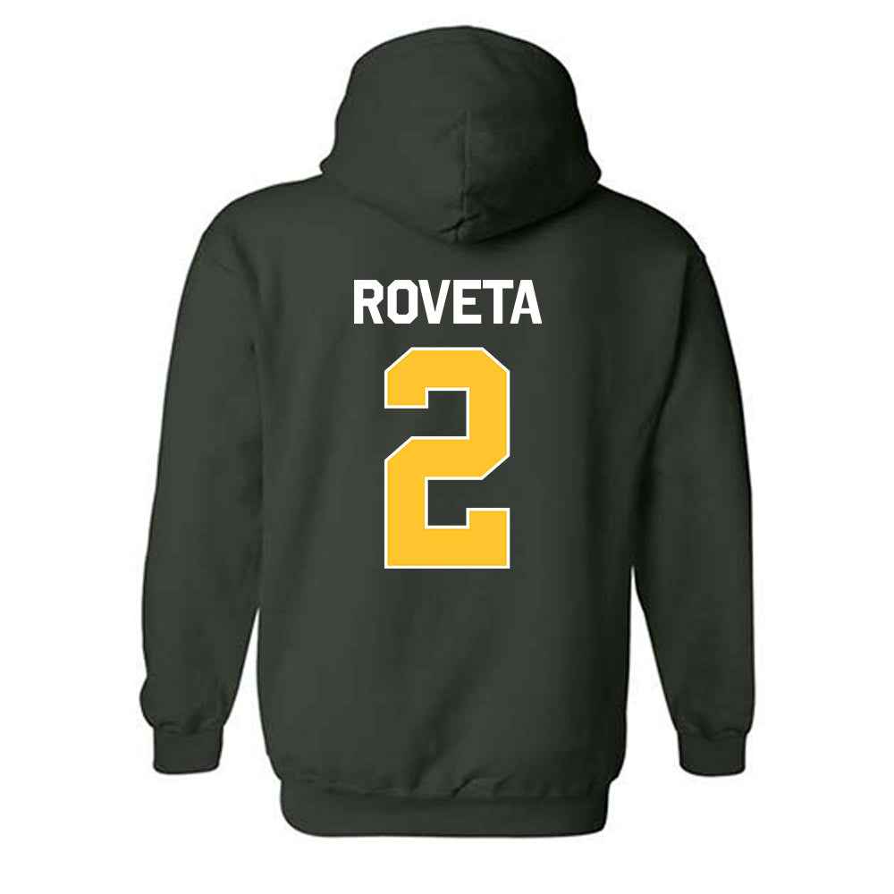 Siena - NCAA Men's Rugby : Tiago Roveta - Classic Shersey Hooded Sweatshirt-1