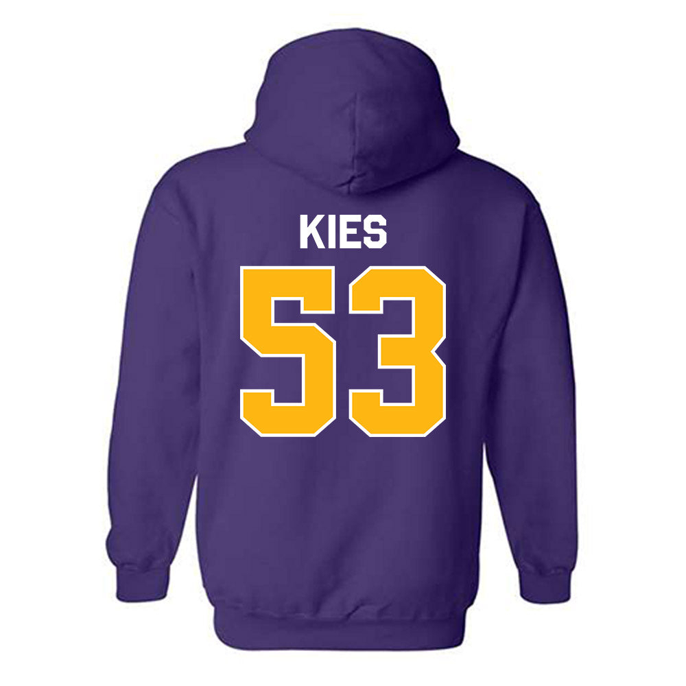 Northern Iowa - NCAA Football : Jarrett Kies - Classic Shersey Hooded Sweatshirt-1